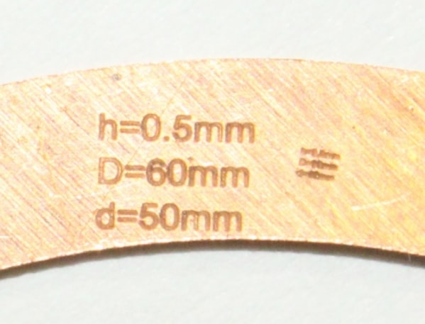 Micromarking ring
